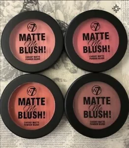 W7 Matte Me Blush Powder Blusher (4 Shades) - Picture 1 of 5