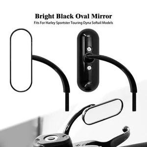 Espejo retrovisor moto 8mm 6mm montaje apto para Harley Touring Sportster 1200 - Imagen 1 de 12