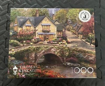 Thomas Kinkade Summer in Cobblestone Village серебро избранное издание 1000 шт. - Изображение 1 из 4