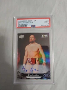 2023 Upper Deck AEW Bryan Danielson Auto PSA 9 POP 1 Daniel Bryan WWE Autograph - Picture 1 of 8