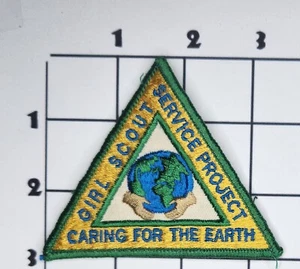 Caring for the Earth Aufnäher Service Pfadfinderinnen USA GSUSA bestickt Bügelbild - Bild 1 von 1