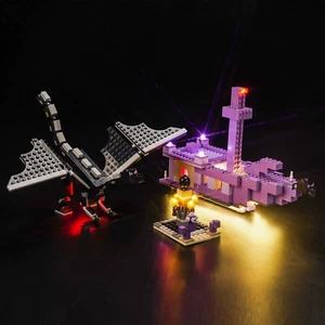 Kit d'éclairage LED pour LEGO Minecraft ¤ Le dragon et le navire ¤ 21264 ¤ NEUF - Picture 1 of 8