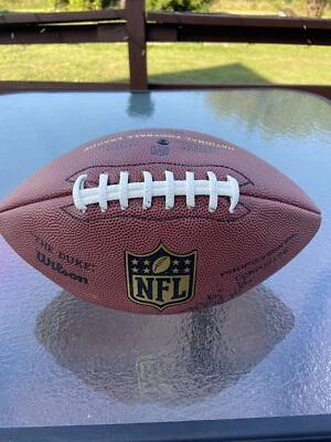 Wilson The Duke NFL Football Signed By Jimmy Johnson And Others STORAGE UNIT  - Image 1 of 4