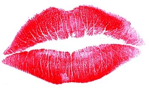 Lips Iron On Transfer For T-Shirt & Other Light Color Fabrics #1 - Picture 1 of 4