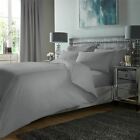 Luxury 400TC Duvet Cover Set 100% Egyptian Cotton Plain Dyed Pillowcase Bedding