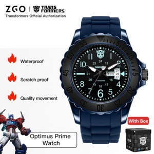 ZGO X Transformers Uhren Optimus Prime Autobot Sport Wasserdicht Uhr für Jungen - Bild 1 von 11