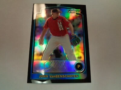 2004 Bowman Chrome Draft Prospect Refractor John VanBenschoten Card #BDP163 - Image 1 of 2