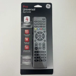 GE Pro Universal Remote Model 46195 4 Device Smart TV LG Sony Samsung & More - Picture 1 of 2