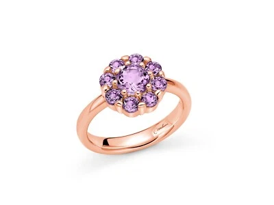 MILUNA ANELLO  GEMMA DEL CIELO A FIORE REFERENZA LID3853  GARANZIA UFFICIALE - Immagine 1 di 2