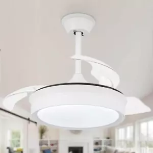 Bella Depot Ceiling Fan 6-Speed DC-Motor w/ Light Kit Integrated LED Dimmable - Picture 1 of 8