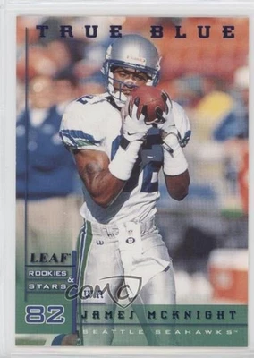 1998 Leaf Rookies & Stars True Blue /500 James McKnight #161 - Image 1 of 2