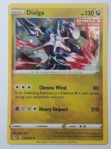 Dialga 112/203 Holo Rare SWSH07: Evolving Skies NM English Pokemon Card - Picture 1 of 2