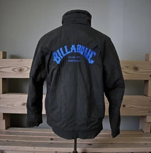 Vintage 80s Billabong Nylon Hooded Jacket With Button Snaps Size Med - Ski Rain - Bild 1 von 10