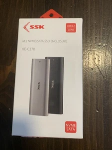 M.2 NVME/SATA SSD Enclosure HE-C370 - Picture 1 of 1