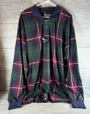 Vintage Chaps Ralph Lauren Polo Long Sleeve Shirt Plaid Tartan XXL - Image 1 of 4