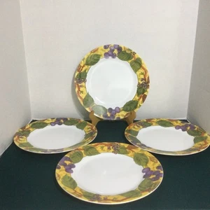 CORELLE BY CORNING TOSKANISCHE REBE SPEISETELLER 2006-2008 4ER SET 10 3/4" - Bild 1 von 6