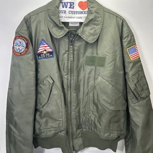 Alpha Industries Jacket Flyers F-22 Raptor Lockheed Martin Flight Bomber XXL - Picture 1 of 16