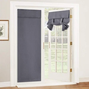 French Door Curtain - Privacy Thermal Insulated Door Window Curtain for Patio... - Picture 1 of 7