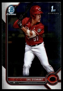 2022 Bowman Draft Chrome Sal Stewart Cincinnati Reds #BDC-122 - Bild 1 von 2