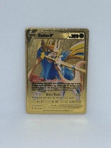 Zacian V Gold Foil Card - Picture 1 of 2