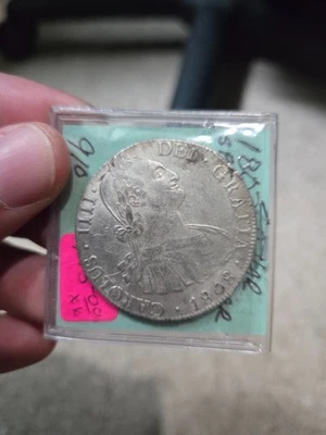 1803 Pillar Spanish Silver Reales Dollar - Image 1 of 3