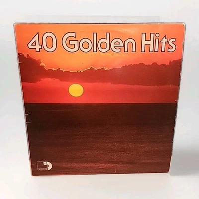 40 Golden Hits - Various Artists [1979]  Used Vinyl 3LP Set - Image 1 of 3