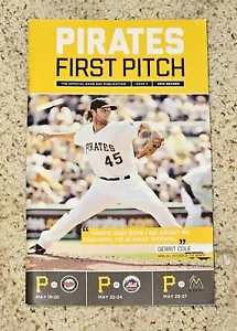 GERRIT COLE~FIRST PITCH MAGAZINE 2015~PITTSBURGH PIRATES~NEW - Picture 1 of 1