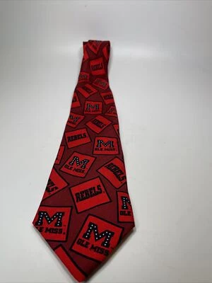 Merge Left Olemiss Rebels 领带 红色 — 第 1/3 张图片