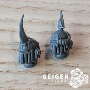 Warhammer 40K Nurgle Death Guard Bits | Plague Marines | 2pc Mutated Head Set *A - Picture 1 of 1