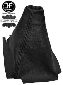 BLACK STITCH MANUAL LEATHER GEAR GAITER FITS HONDA CIVIC 3 DOOR COUPE 1995-2000 - Picture 1 of 3