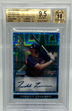 2009 Bowman Chrome LA Dodgers FREDDIE FREEMAN X-Fractor RC /250 BGS 9.5/10 Auto
