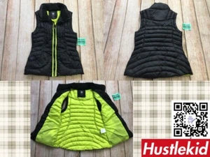 HALIFAX TRADERS Negro Sin Mangas Embalable Plumón de Ganso Chaleco Puffer Chaqueta Pequeña S - Imagen 1 de 9