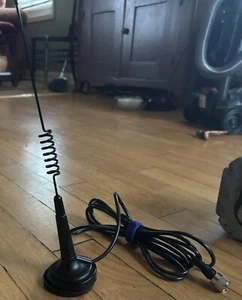 27Mhz Magnetic Mount Base Antenna with PL259 For Cobra, Midland, Uniden Handheld - Zdjęcie 1 z 3