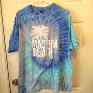 Hemd Colortone Größe XL blau Batik Erwachsene Madeira Strand Florida Urlaub P1367 - Bild 1 von 4