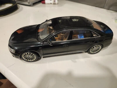 Audi A8L W12 Sedan Black | Kyosho 1/18 - Image 1 of 4