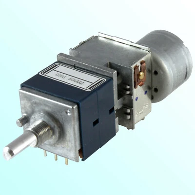 ALPS  50K dual Potentiometer motorised A50K logarithmic audio RK27112MC Pot  - Image 1 of 4