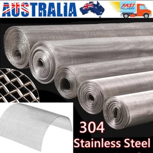 Stainless Steel Woven Wire Filtration Filter Screen Sheet Air Vent Mesh Guard AU - Picture 1 of 16