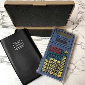 Vintage The Educator Intermediate Overhead Solar Taschenrechner mit Hartschale & Abdeckung - Bild 1 von 9
