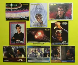 Lot STAR TREK Cards TOS TNG Picard DS9 *Voyager INSERT ENTERPRISE Discovery WORF - Bild 1 von 9