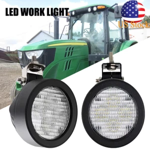 LED Oval Flood Work Lamp Fit John Deere M series Tractor6215 6415 6615 6715 6420 - Picture 1 of 11