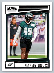 Kennedy Brooks Score 2022 344 Philadelphia Eagles  RC