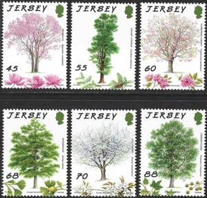2012 Jersey Sg 1667/1672 75th Anniversary of Jersey Trees for Life MNH - Picture 1 of 2