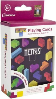 *** TETRIS VIDEO GAME THEMED PLAYING CARDS BY PALADONE - NEW - FREE SHIPPING *** - Image 1 of 3