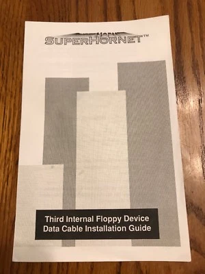 Super Hornet Third Internal Floppy…Instruction Manual Only Ships N 24h - Image 1 of 2