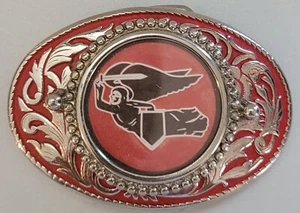  Medieval Style Knight Sword Shield On Horse Silver and Red. - Picture 1 of 9