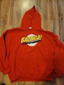 Comedy TV Show The Big Bang Theory Bazinga Sweatshirt Hoodie 2XL vintage - Picture 1 of 8