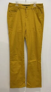 Christopher Blue senfgelbe Damenhose mit mittlerem geradem Bein. Größe 10 - Bild 1 von 8