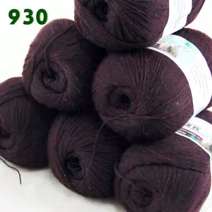 Sale 6 Ballsx50gr LACE Rugs Acrylic Wool Cashmere Hand Crochet Knitting Yarn 930 - Picture 1 of 10