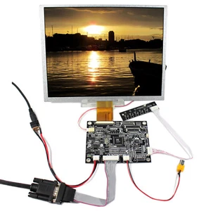 VGA AV LCD Controller Board+10.4" 800x600 LSA40AT9001 LCD Replace A104SN03 - Picture 1 of 4