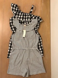 Copper Key & Wonder Nation Girls Rompers Lot of 2 (1 New) Size 14-16, XL - Picture 1 of 10